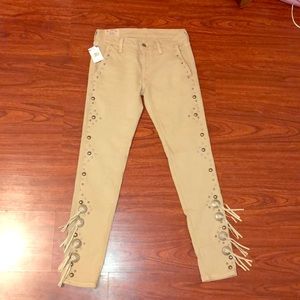 Super cute 😍 raulph lauren fringe pants!